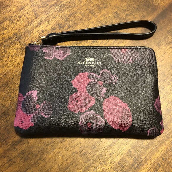 Coach Handbags - COACH Floral Print Wristlet